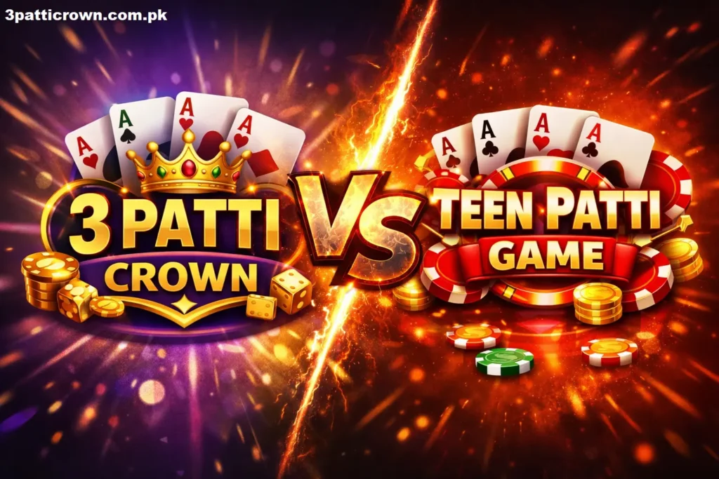 3 Patti Crown vs Teen Patti Game