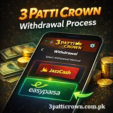 3 Patti Crown Withdrawal Process